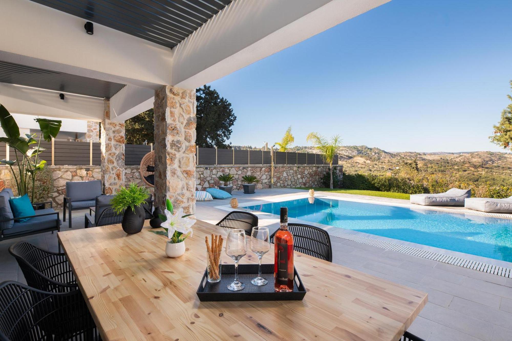Aiora Luxury Villas アファンドウ エクステリア 写真